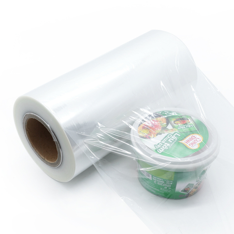 Film thermorétractable en polyoléfine POF en plastique Transparent de bonne qualité 10-30um pour l'emballage de nouilles en tasse