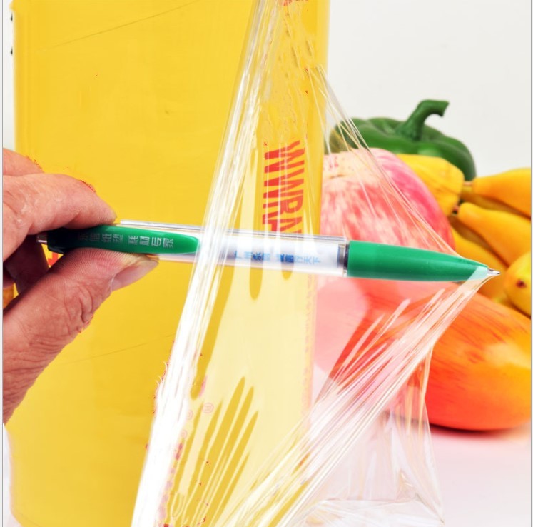 En gros largeur 45 cm meilleur rouleau de film plastique pvc frais fabricant de film plastique de qualité alimentaire