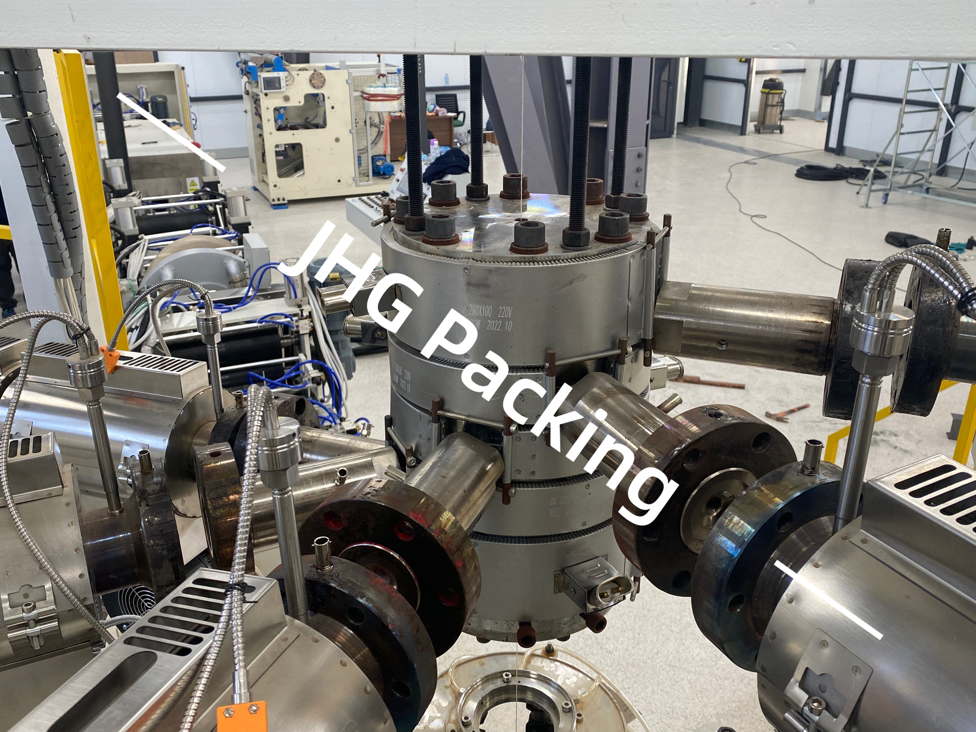 Ligne d'extrusion de boyaux en plastique co-extrudés multicouches personnalisables de 3 à 5 couches